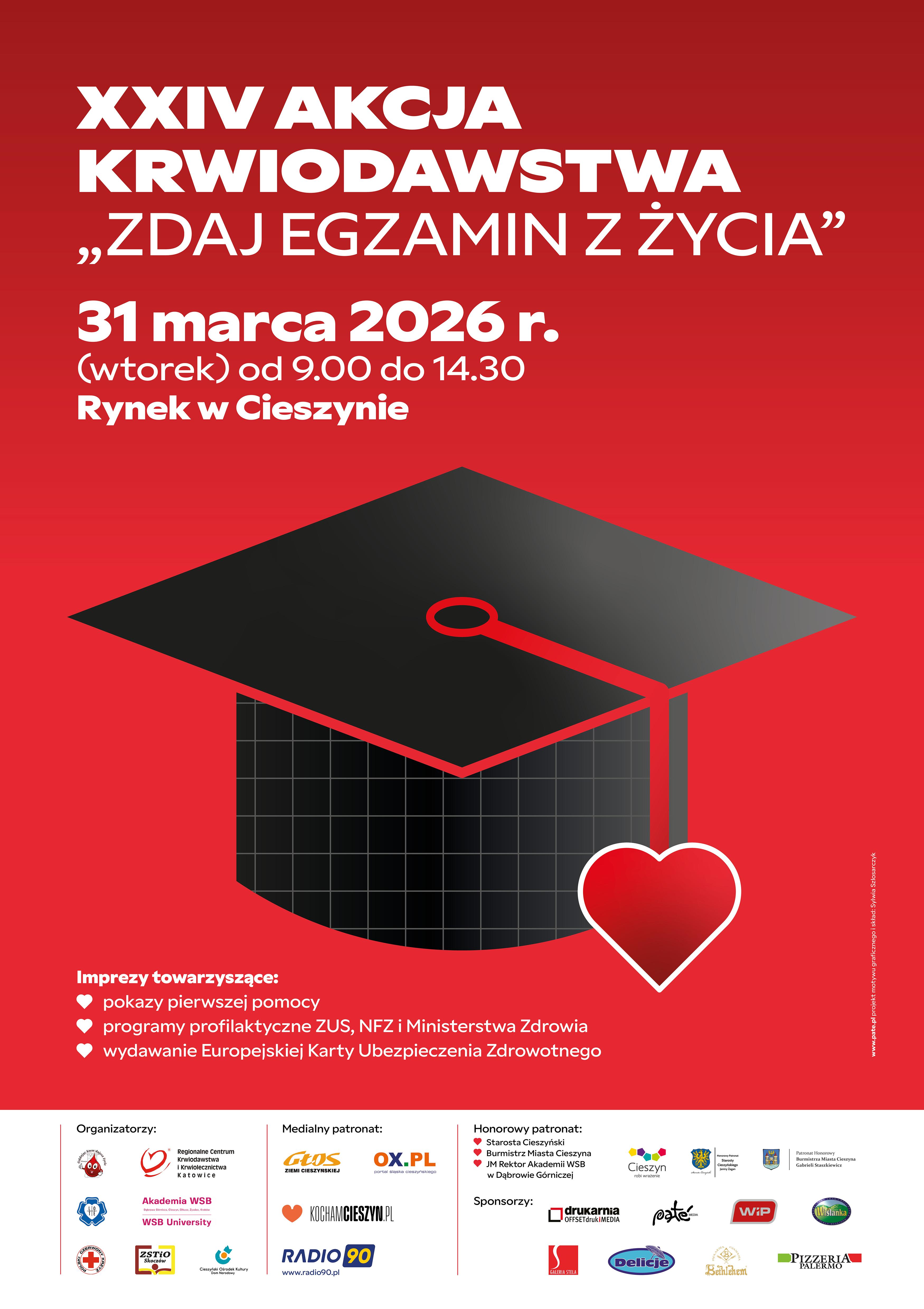 Akcja  krwiodawstwa „Zdaj egzamin z życia”