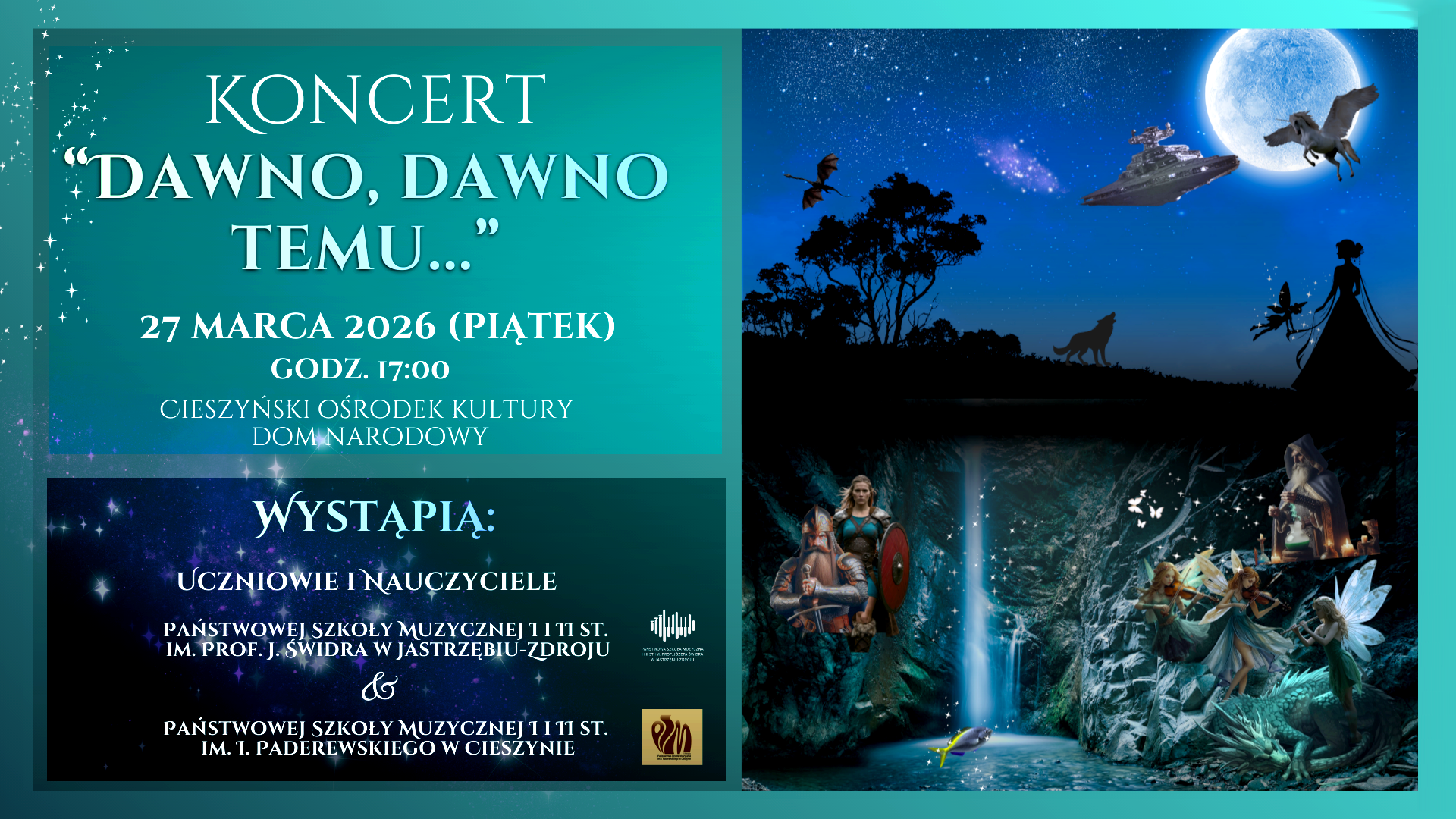 „Dawno, dawno temu…” koncert Państwowej Szkoły Muzycznej